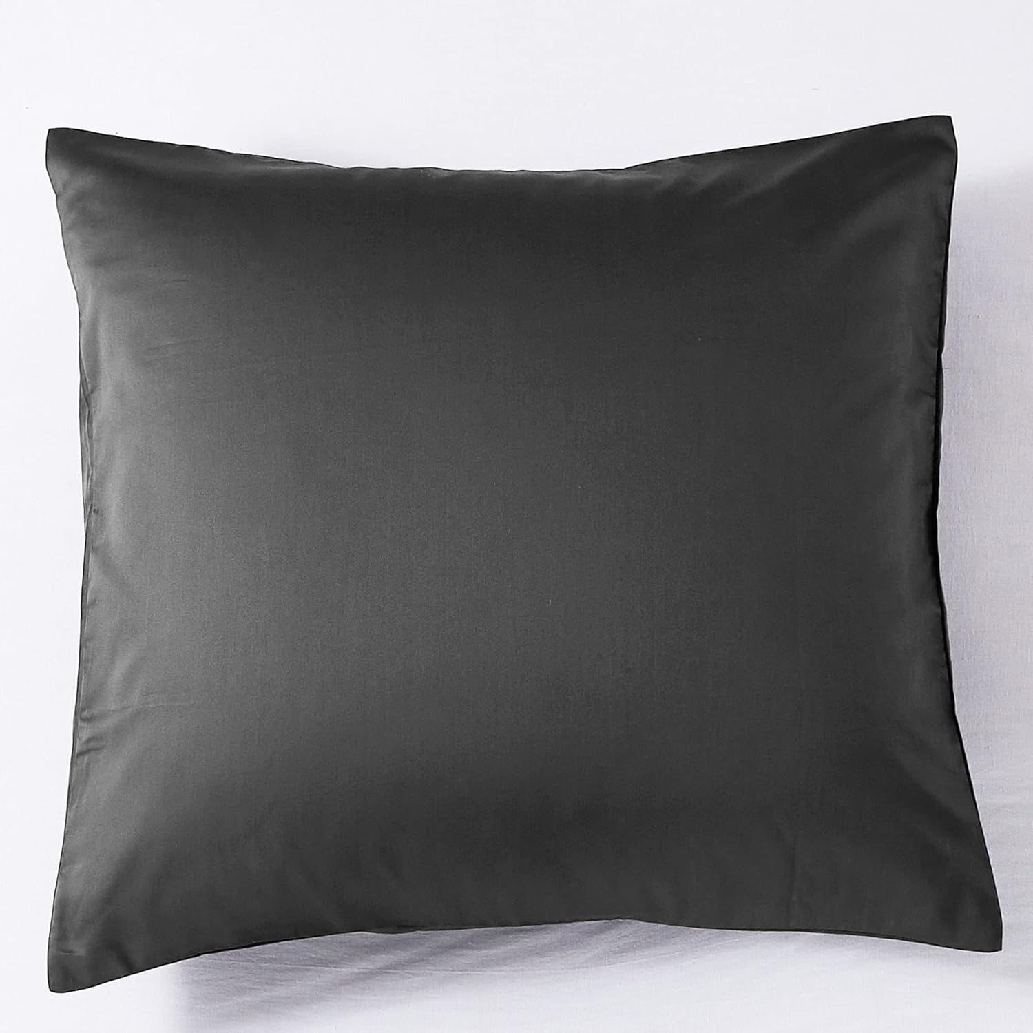 Luxton 100% 1000TC Cotton European Pillowcases 65X65Cm Linen Beige Sateen Cotton Solid Plain Linen Beige Hotel Level European Pillowcase 1PC (65X65Cm, Linen Beige)