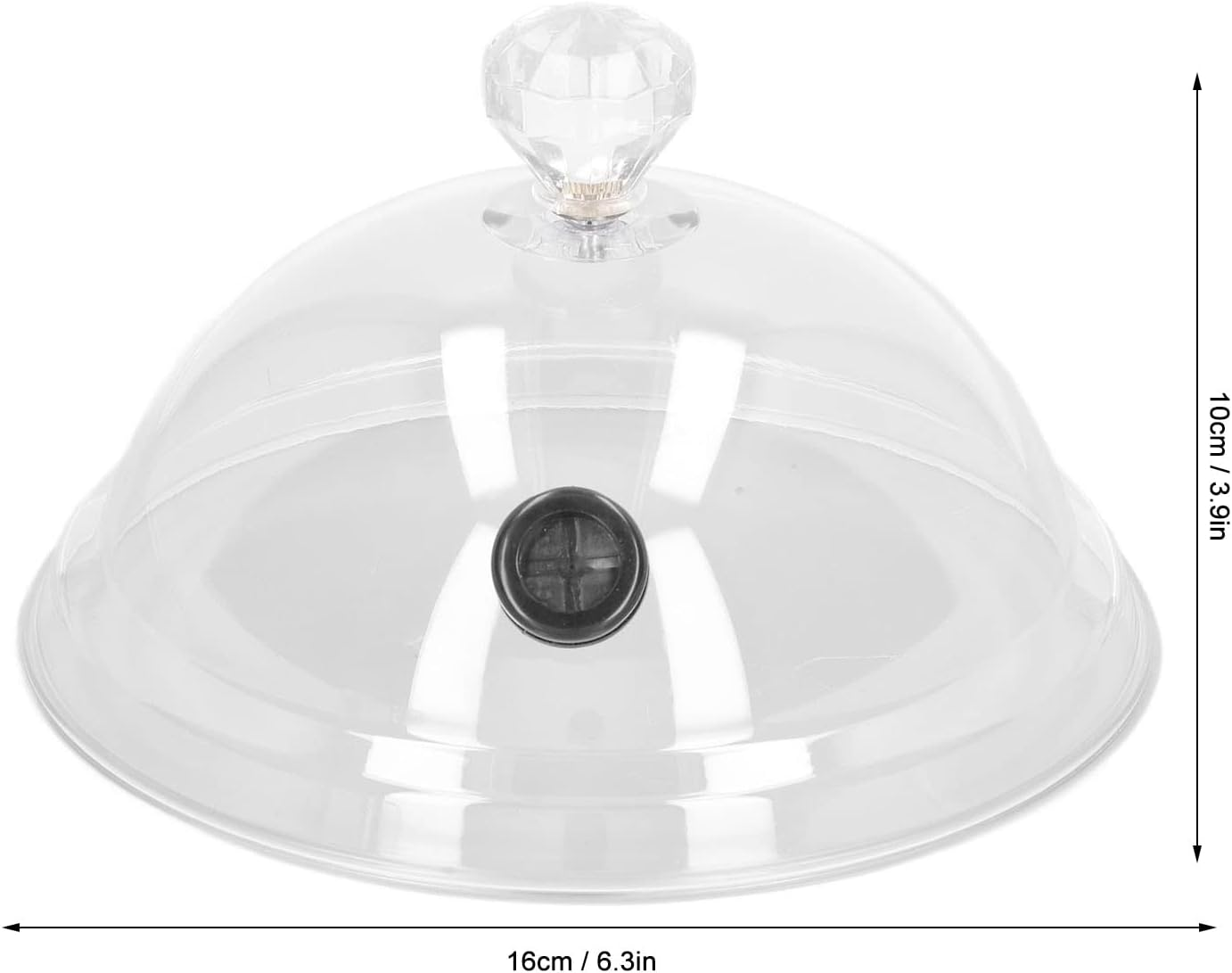 Gernie Smoking Dome Cover, Portable Smoke Infuser with Handle, Acrylic, Clear image number 4