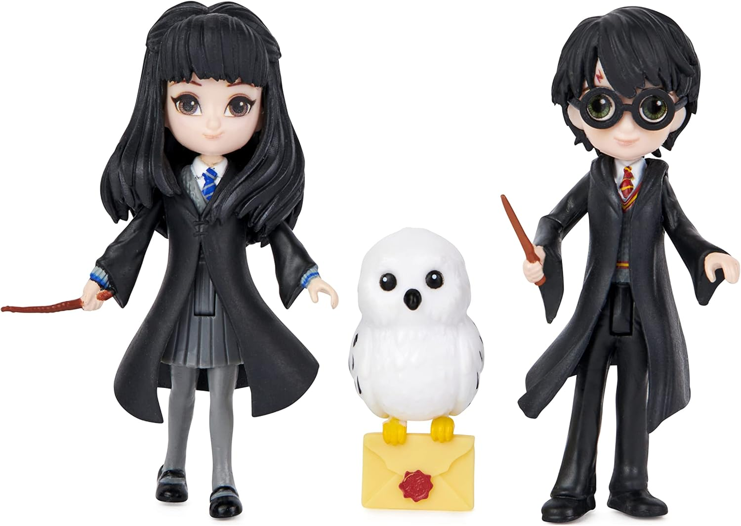 Wizarding World, Magical Minis Harry Potter and Cho Chang Friendship Set with Collectible Toy Figures and Creature, Kids&rsquo; Toys for Ages 5 and Up - Harry  Cho image number 4