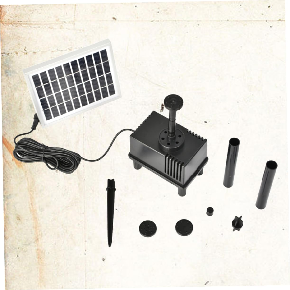 1.8W Solar Fountain Pump Solar Pond Pump for Garden Patio Aquarium 200L/H Submersible Water Filter Box Design image number 3