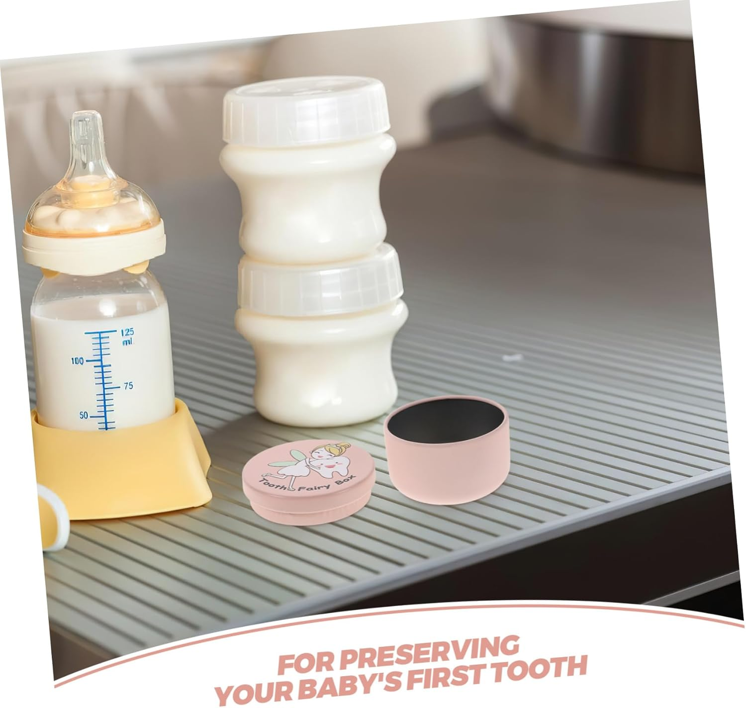 STOBAZA 2Pcs Baby Tooth Box: Tooth Keepsake Box Antique Collection Organizer Holder Keepsake Case for Kids to Keep the Childhood Memory Container for Kids to Keep the Childhood Memory image number 4