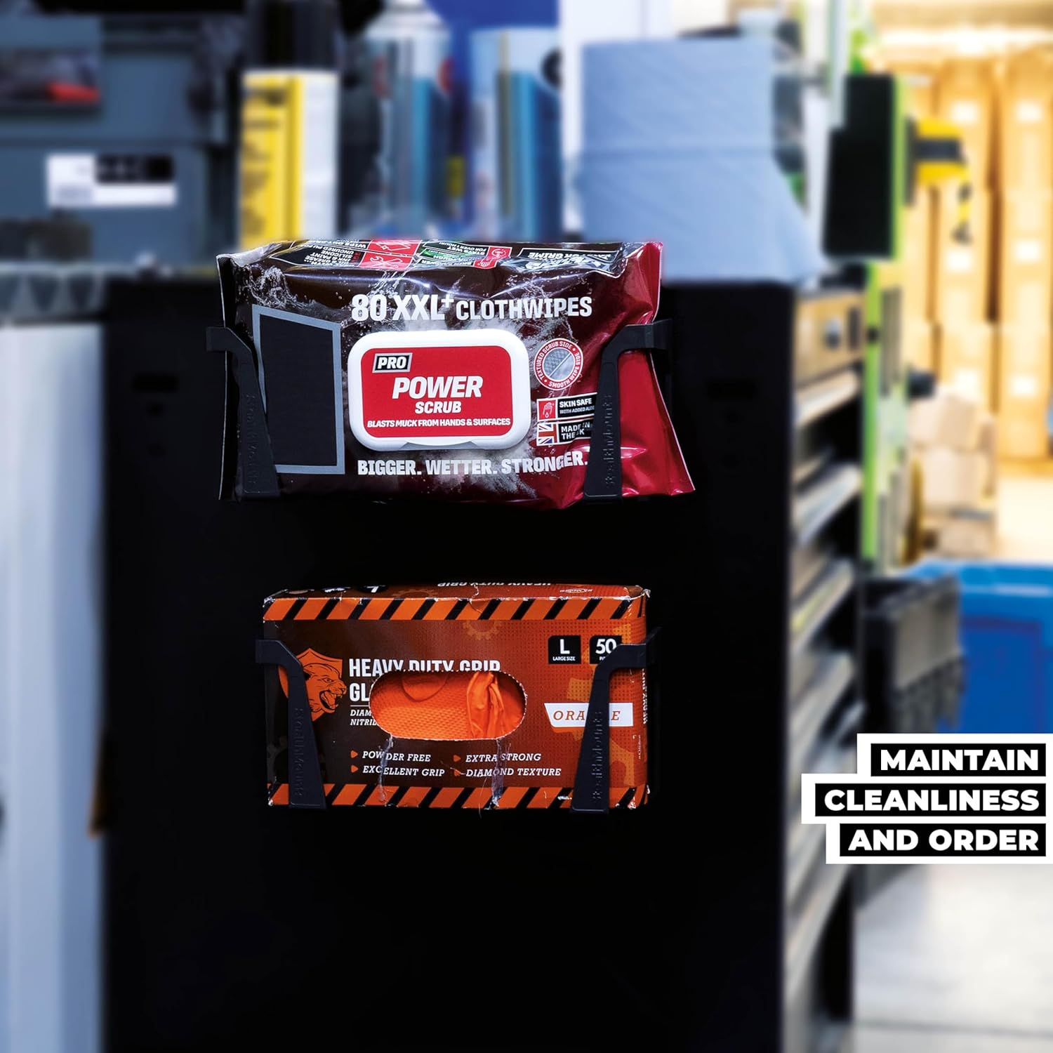 Stealthmounts Wipe Holder | 2 Pack | Mounts for Wipe Storage | Made in the UK image number 4