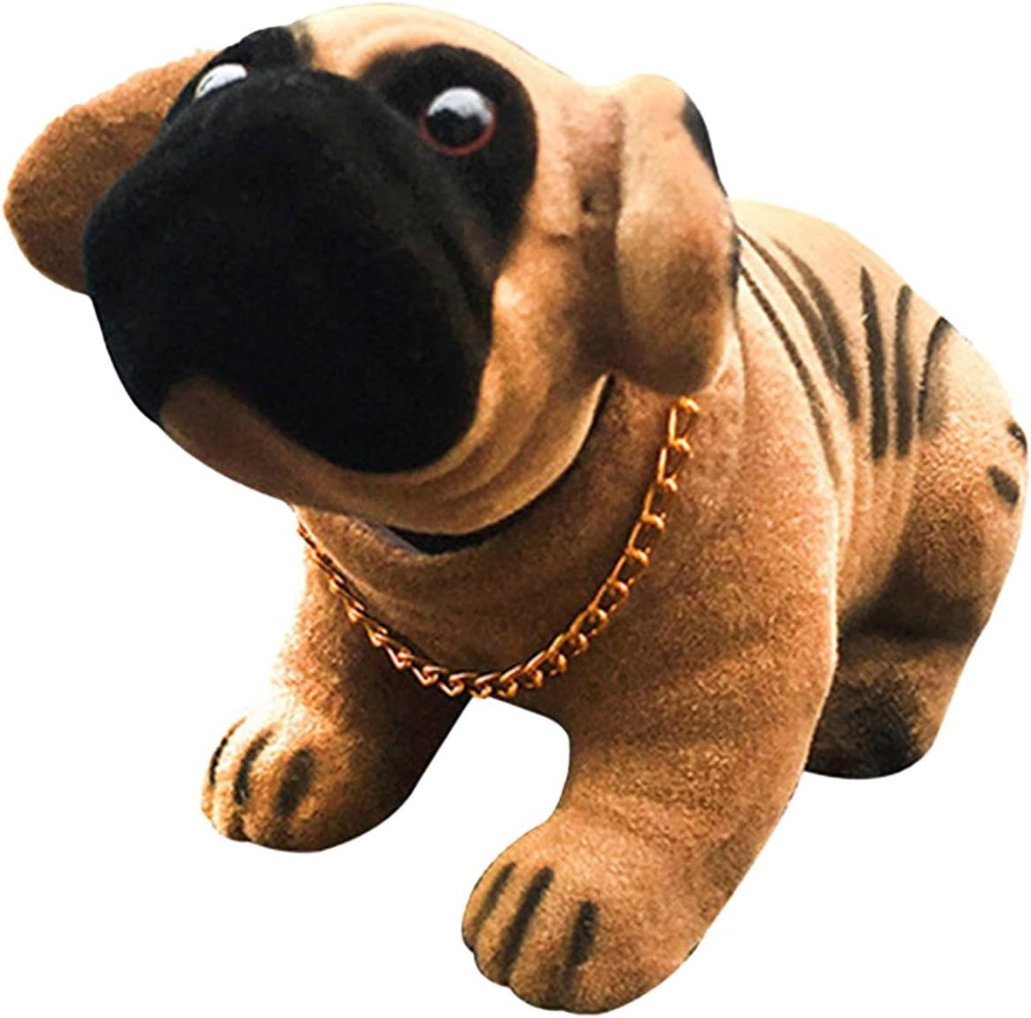 Car Nodding Dog- Nodding Dog for Car Dashboard | Resin Dog Dashboard Crafts, Bobblehead Nodding Dog, Resin Miniature Dog Ornament, Simulated Shaking Puppy Statues Flocking for Car Dashboard Household