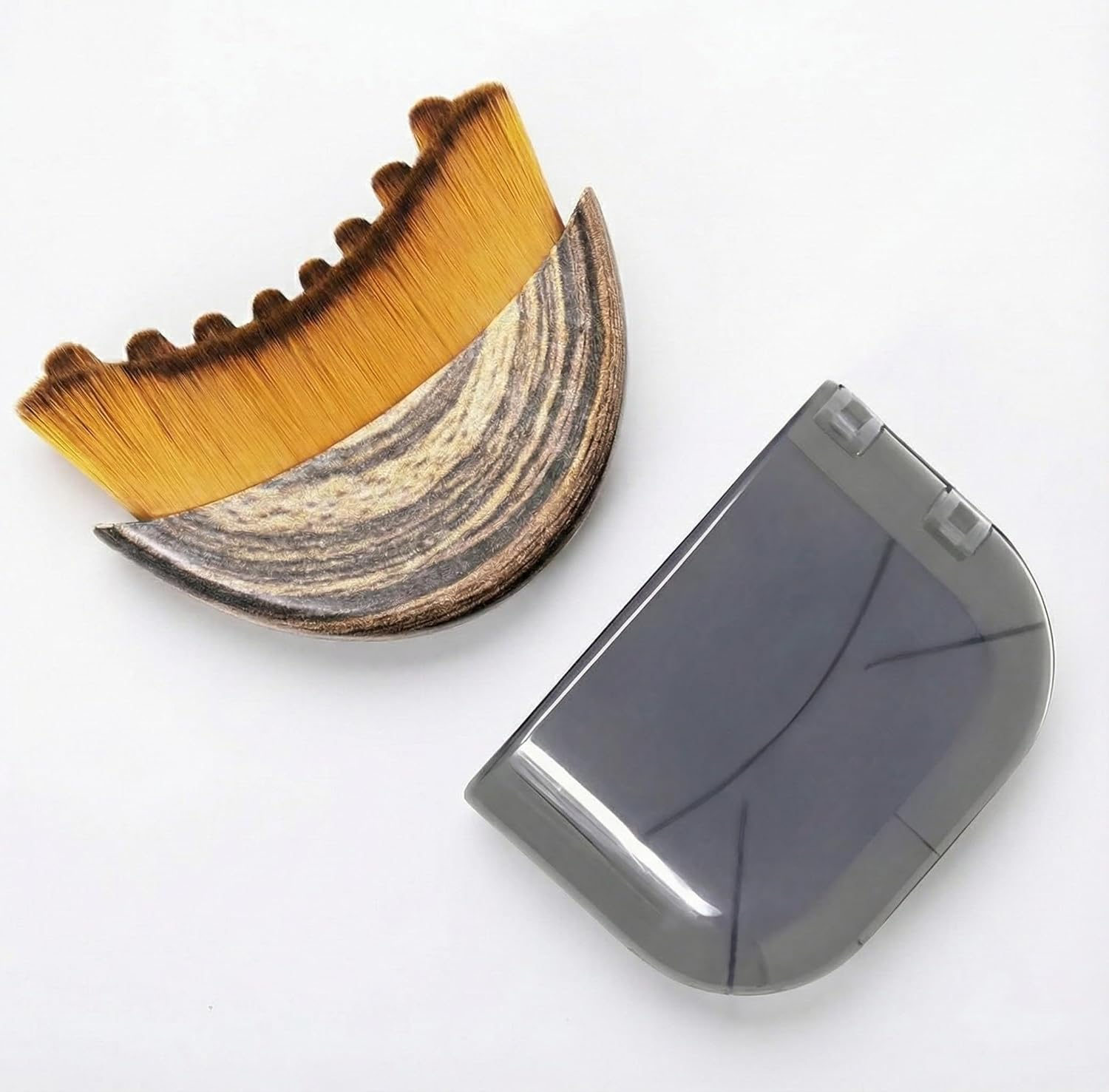 IMTKOOCO Lymphatic Contour Face Brush Facial Dry Brush - Lymphatic Drainage Massager Soft Dry Brushing Beauty Tool for Jawline Chin and Facial Sculpting Precisely Fit and Relieve Fatigue Face Brush image number 1