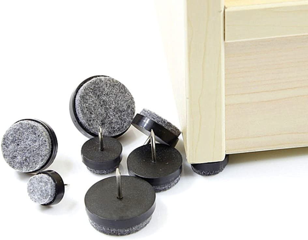 Pack of 40 Heavy Duty Felt Nail-On Slider Glide Pad Furniture Chair Tables Leg Feet Pads Table Wood Floor Protectors image number 5