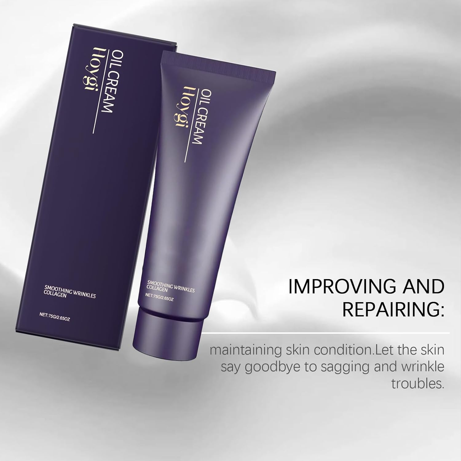 Anti-Wrinkle Collagen Face Cream, Skin Firming and Smoothing Moisturiser, 75G image number 6