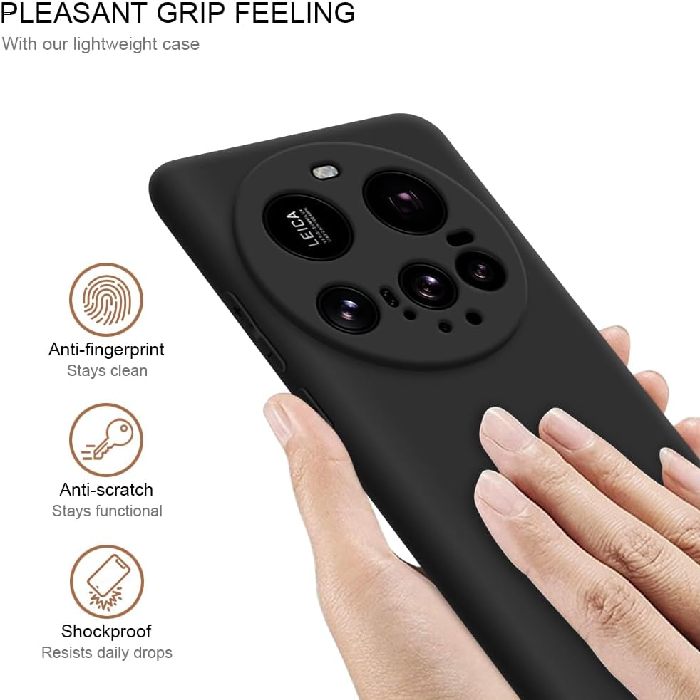 HSP Case for Xiaomi 15 Ultra [Dust-Repellent] Mobile Phone Case | Premium TPU Silicone Case Protective Case | Scratch-Resistant Shockproof Case with Drop Protection | Camera Protection Screen image number 1