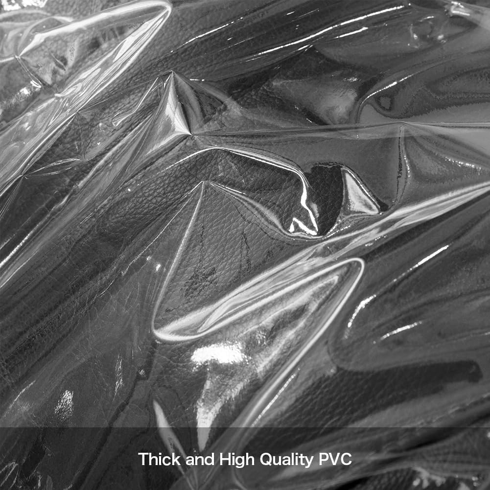 STONECREST Plastic Recliner Chair Cover - Clear Vinyl Waterproof, Pet Scratching Furniture Protector, Heavy Duty Thickness Slipcover for Storage and Moving 39"(99CM) W (1 Pack, Medium) image number 3