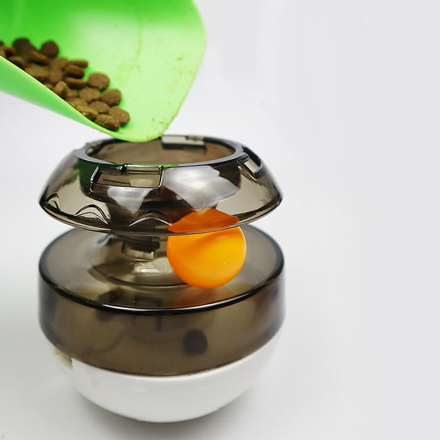 Cat Treat Puzzle, Cat Treat Dispenser Toy Cat Treat Toy, Tumbler Interactive Ball Cat Puzzle Feeder, Cat Food Puzzle Cat Food Ball Cat Snacks Temptations, Food Puzzle Toys for Cats/447 image number 4