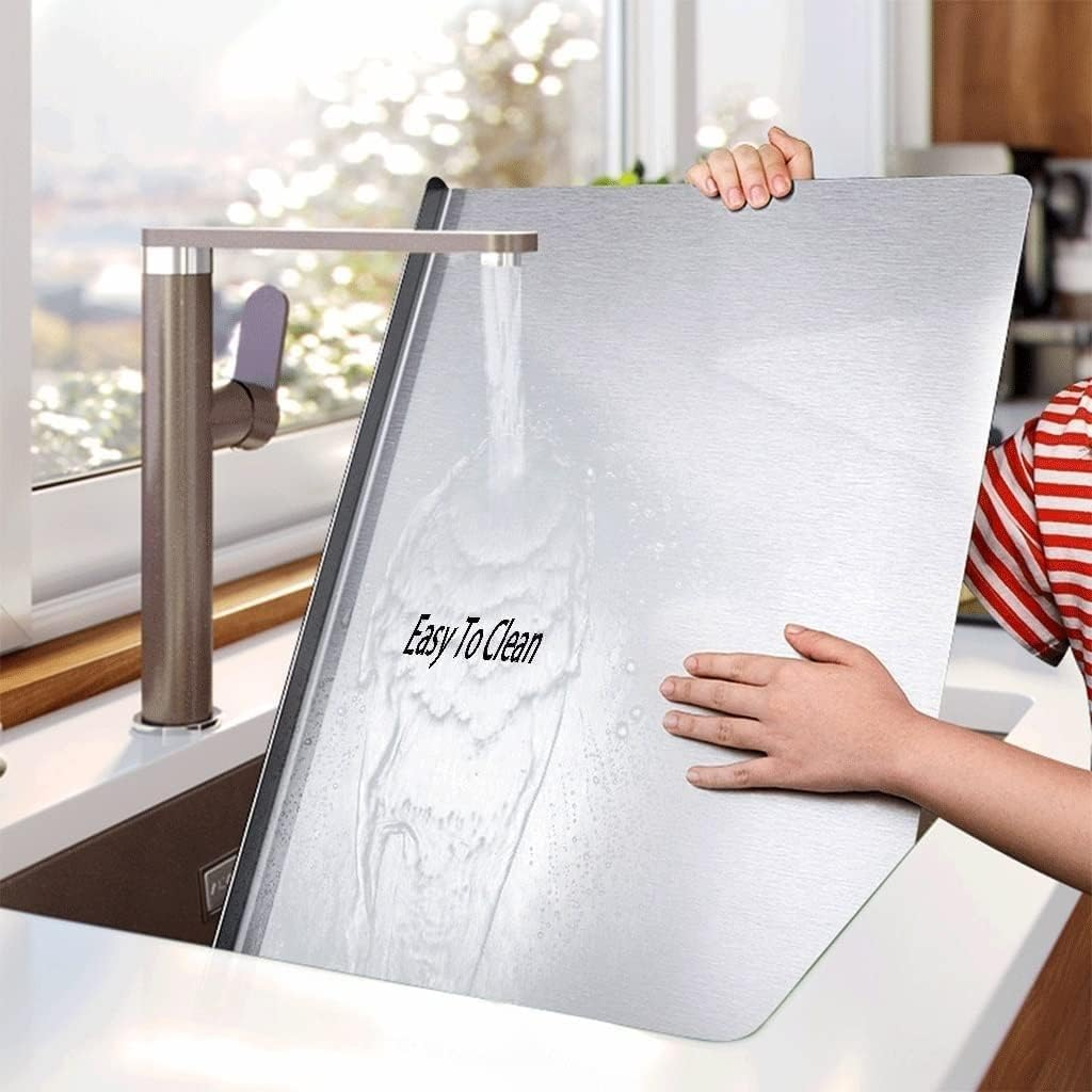 Cutting Boards, Heavy Extra Large 304 Stainless Steel Cutting Mats Chopping Baking Pastry Boards (Size : 50X40Cm/19.7 X 15.7 In) image number 4