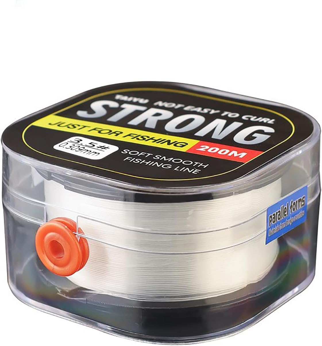 SILHOL Clear Fishing Line 0.3Mm 200M Strong Invisible Nylon Thread, for Fishing, Jewellery Making and Hanging Decorations image number 4