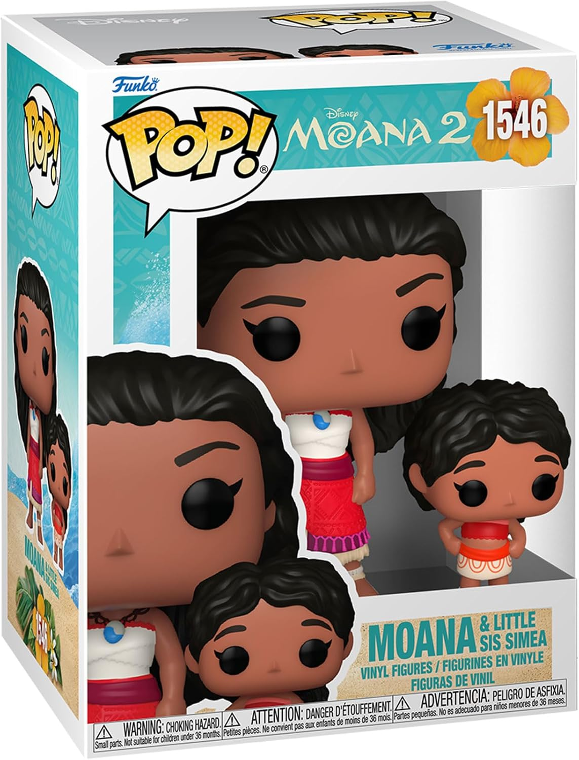 FUNKO POP! & Buddy: Moana 2 - Moana & Little Sis Simea image number 5