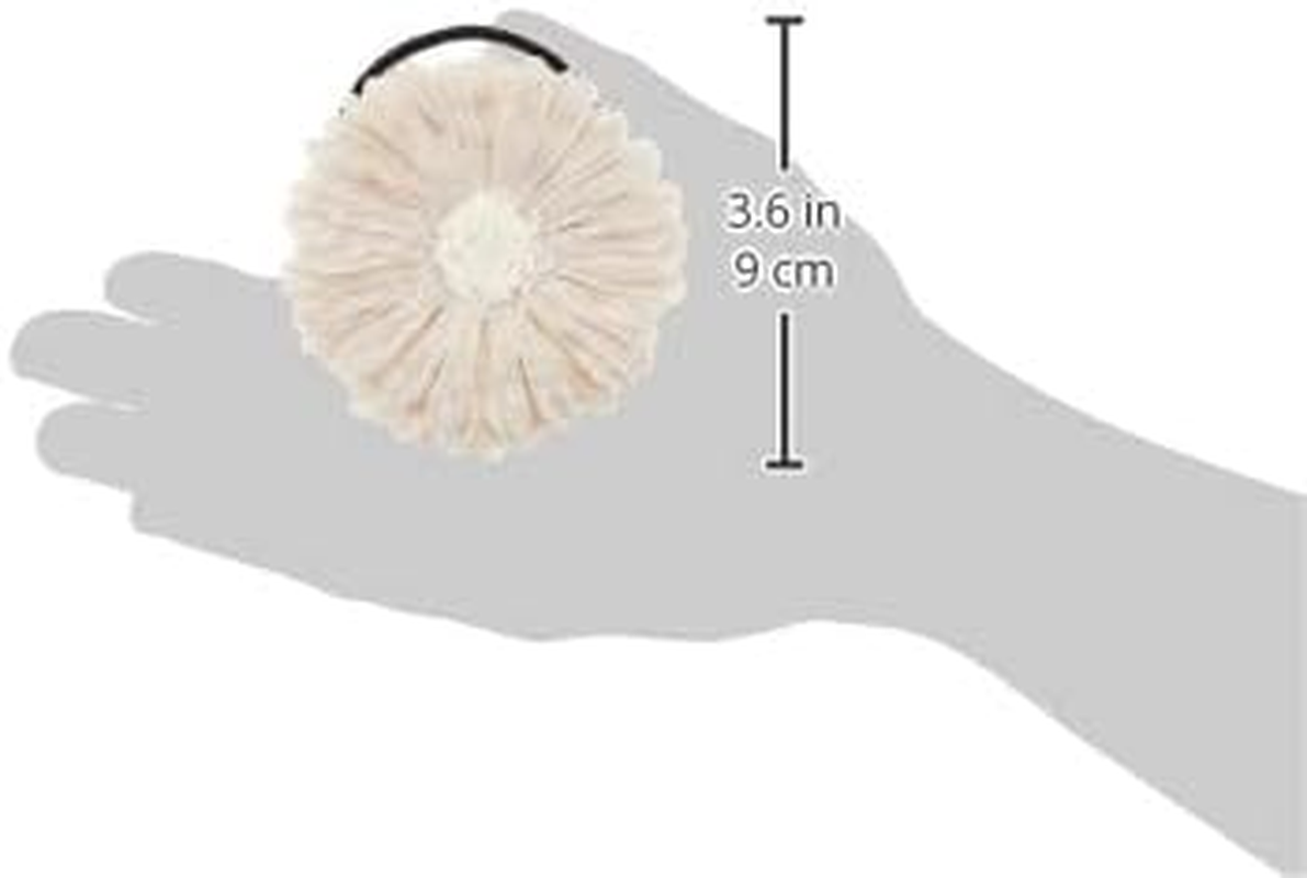 [Laura] Hair Accessories Cottage Flower Hair Elastic for Girls Diameter: 3.1 Inches (8 Cm) (Because It Is Handmade, There May Be Minor Errors.), Beige, 直径：8Cm (ハンドメイドですので細かな誤差が生じることがあります。予めご了承ください。) image number 5