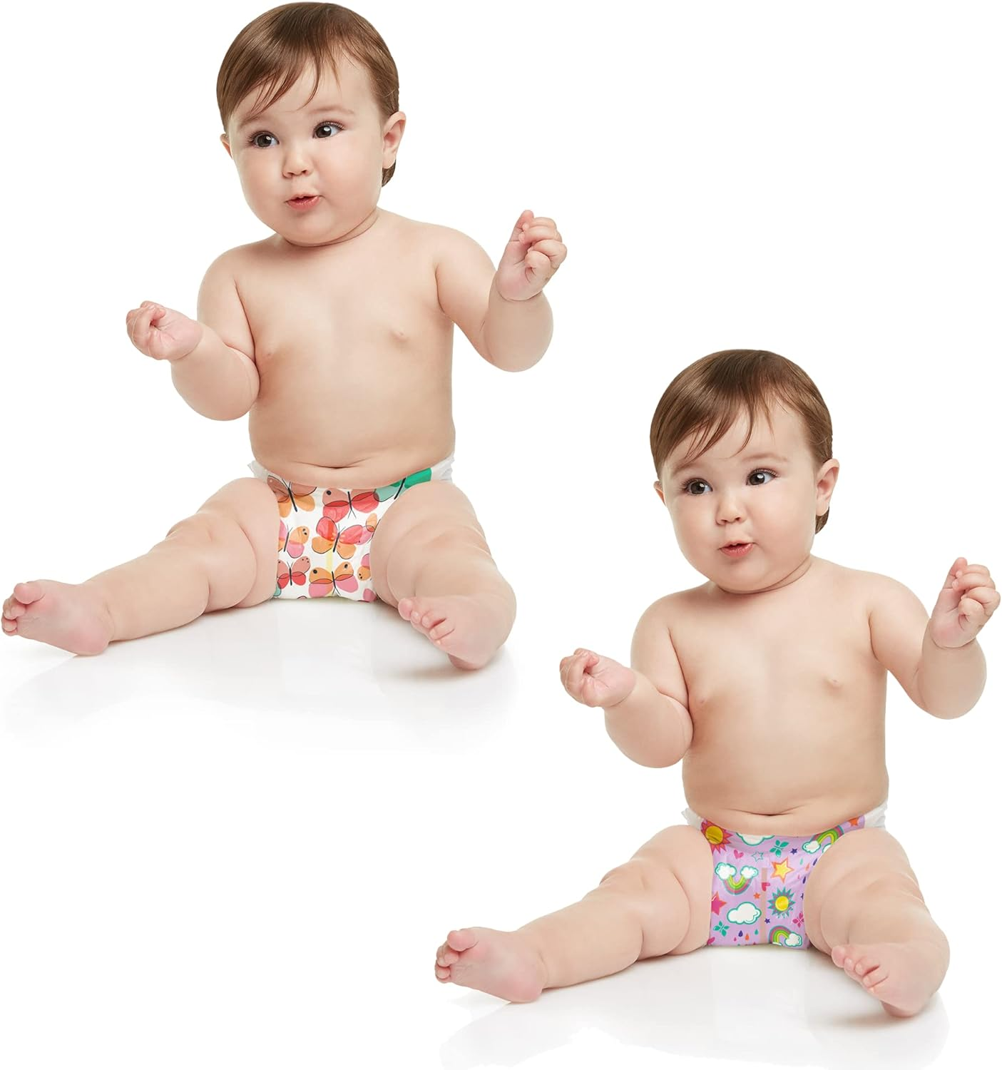 The Honest Company Super Club Box Diapers with Trueabsorb Technology, Painted Feathers & Bunnies, Size 6, 88 Count image number 6