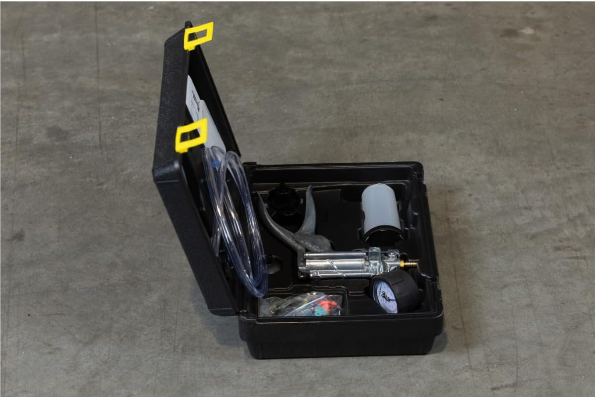 Mityvac MV8500 Silverline Elite Automotive Brake/Clutch Bleeding, Diesel Fuel Priming and Vacuum/Pressure Testing Kit, Ergonomic Design, Zinc-Aluminum Die Cast, MV8510 Pump, 4.5Oz Fluid Reservoir image number 5