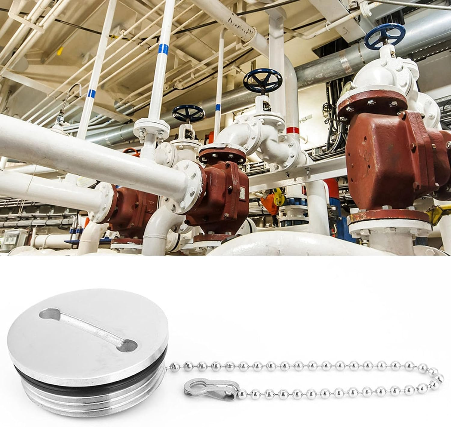 Boat Fuel Tank Cap,Boat Marine Fuel Tank Cap Deck Fill Filler Boat Accessories,Polished Marine Boat Fill Port Marine Hardware image number 5