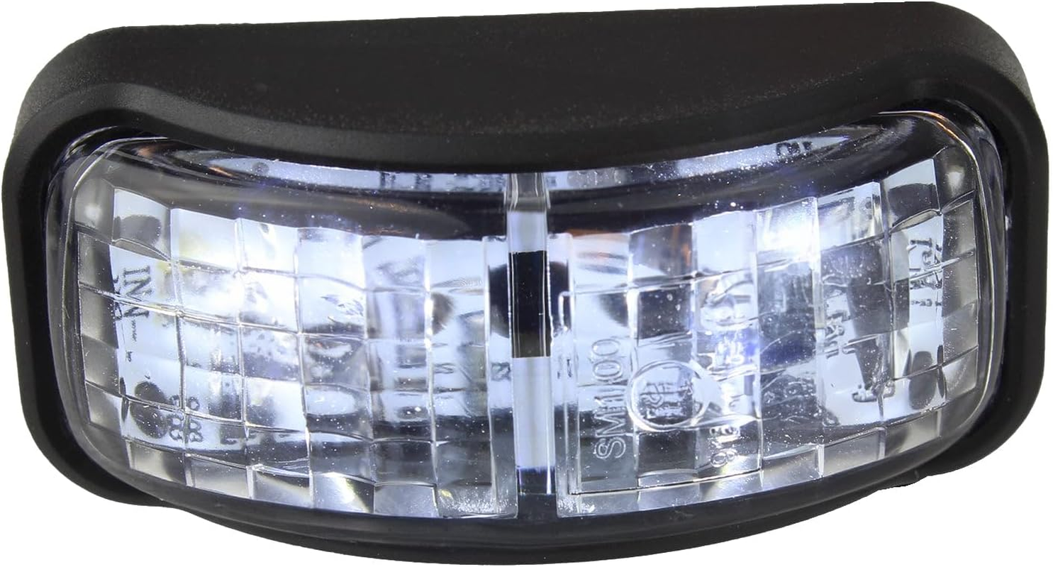 Led Clearance Lights Side Marker Lamp Amber Trailer Truck Caravan Multi Volt Amber-Red 2-Pack Bundle image number 2