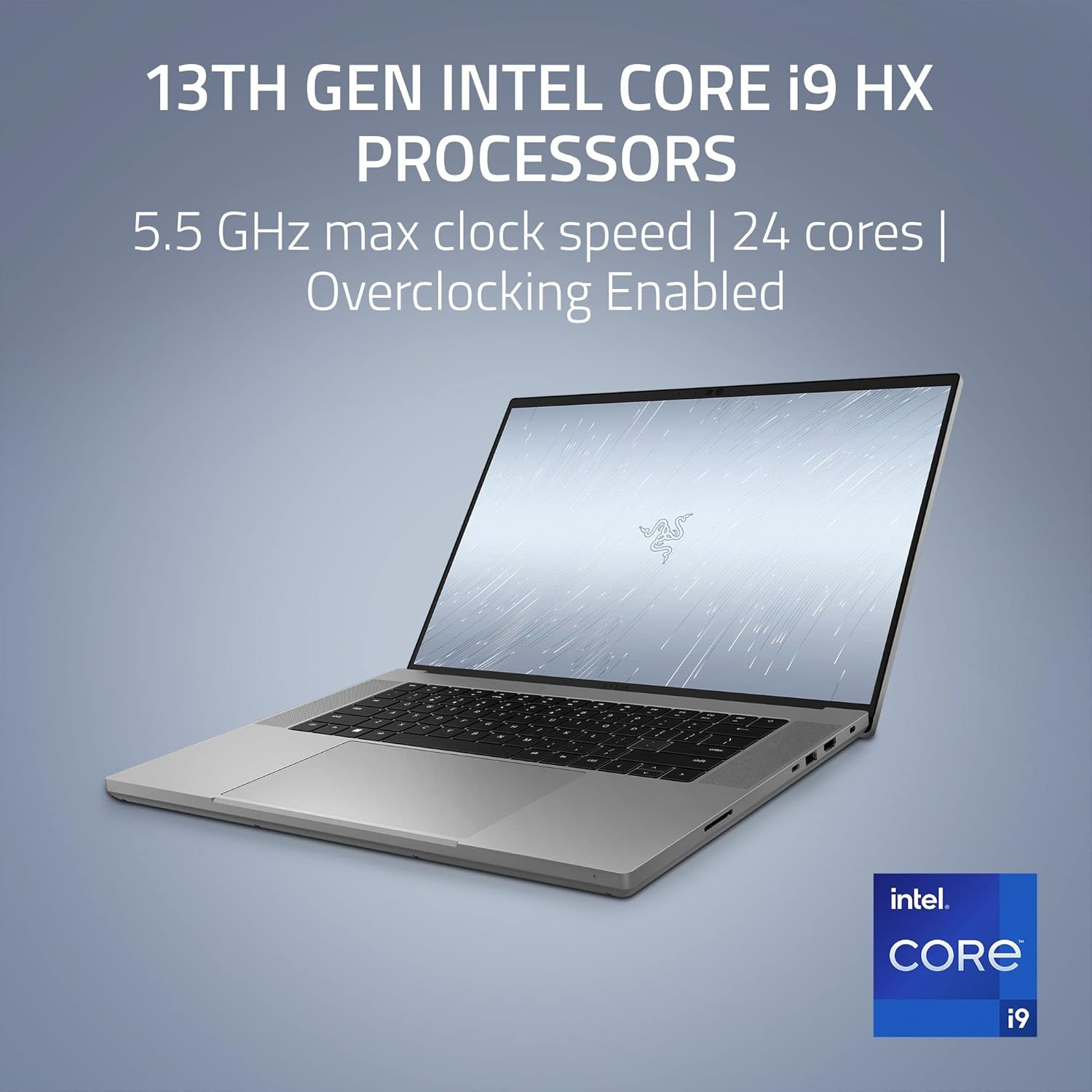 Razer Blade 16 Gaming Laptop - 16-Inch Dual UHD Display, Intel Core I9-13950Hx Processor, NVIDIA Geforce RTX 4080 12GB Graphics, 32GB RAM,1TB SSD, Windows 11, Mercury White image number 4