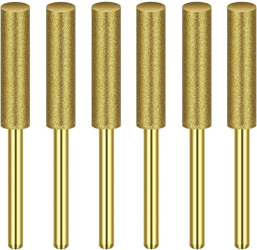 24X 4.0Mm Diamond Chainsaw Sharpener Burr Grinder Chain Saw Drill Bits for Dremel AU