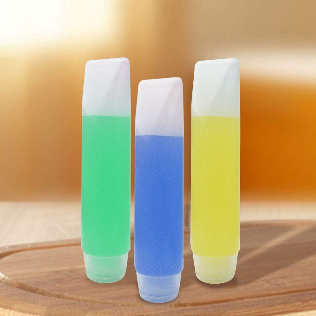 Nydotd 18 Pack Travel Size Plastic Squeeze Bottles for Liquids, 50Ml/1.7Oz TSA Approved Makeup Toiletry Cosmetic Containers, Leak-Proof with Flip Caps, Refillable image number 6