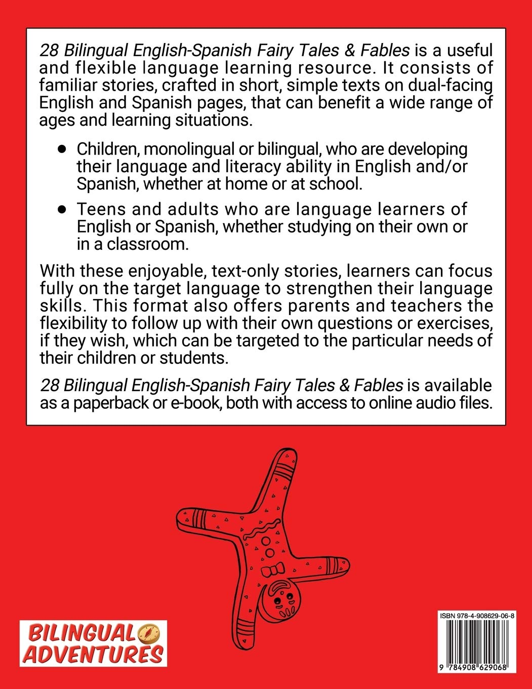 28 Bilingual English-Spanish Fairy Tales & Fables: Short, Simple Stories for Language Learners of All Ages, with Online Audio