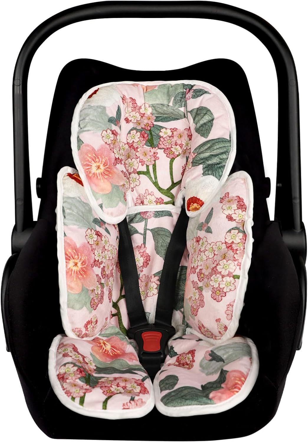 TANOFAR Infant Car Seat Head Support, Soft Baby Carseat Head & Body Support, Rainbow Baby Car Seat Insert Cushion for Newborn Boys