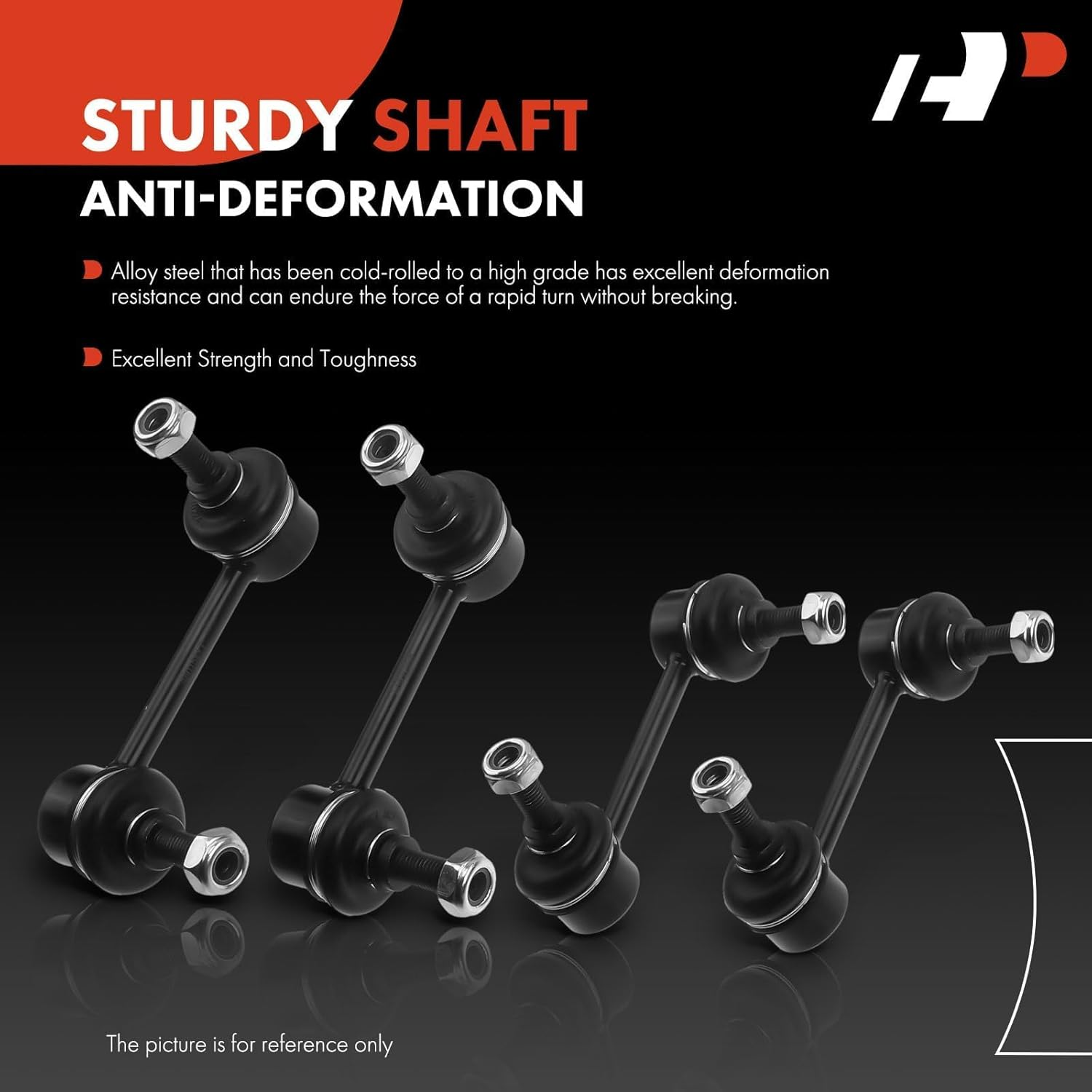 A-Premium Set of 4, Front & Rear Sway Bar Links Kit Stabilizer Bar Links Compatible with Mazda CX-7 2007 2008 2009 2010 2011 2012, Replace # K80157 K80158