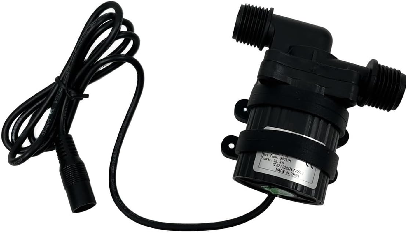 SHYSKY DC40C-2460 Micro Brushless DC Water Pump 24V 28W, 6M 900LPH, Waterproof, 1/2 Inch Threaded Ports, Safe Low Noise Stable Long-Term Work, Submersible or Land Use, for Small Cooling, Gardening image number 5