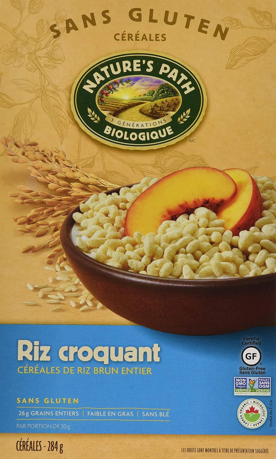 Nature'S Path Organic Crispy Rice, 284G - 284 G (Pack Of 1) image number 2