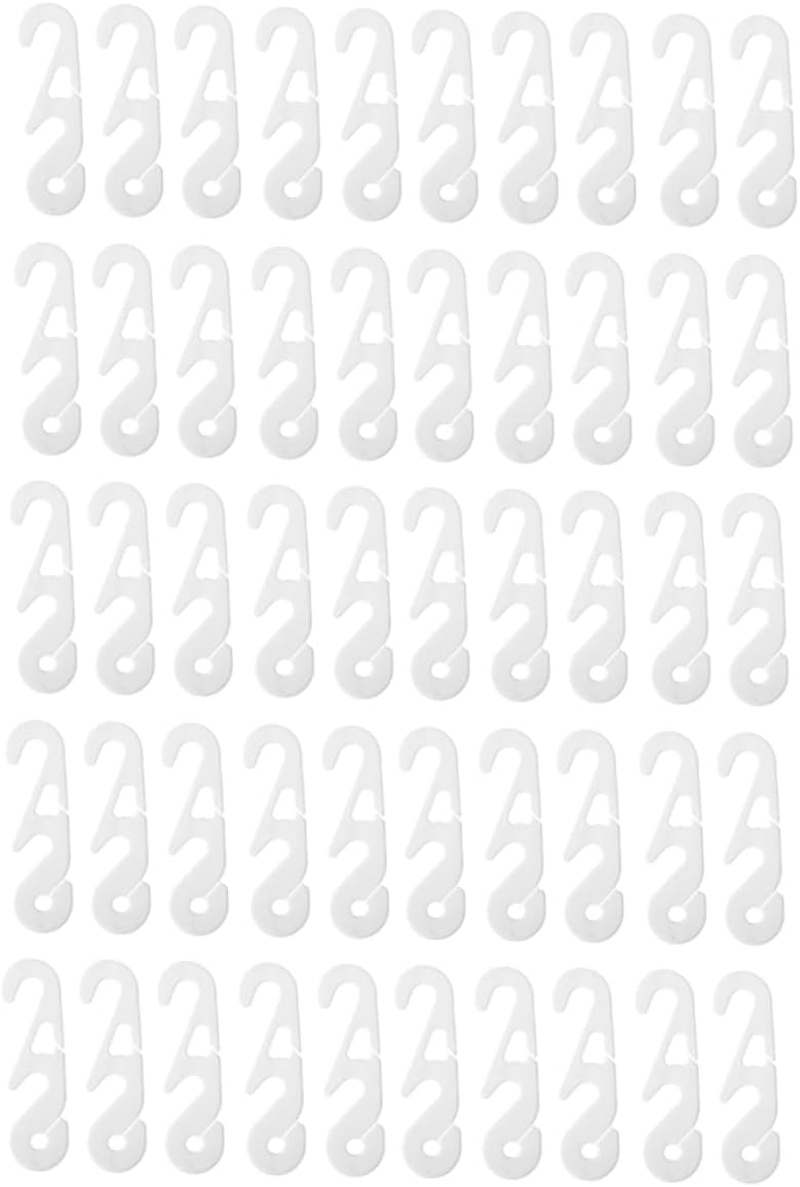 FRCOLOR 50Pcs Ear Strap Extender Buckles Hook Adjustable Ear Rope Band Buckle for White Long-Length Set for Comfortable Covering image number 1