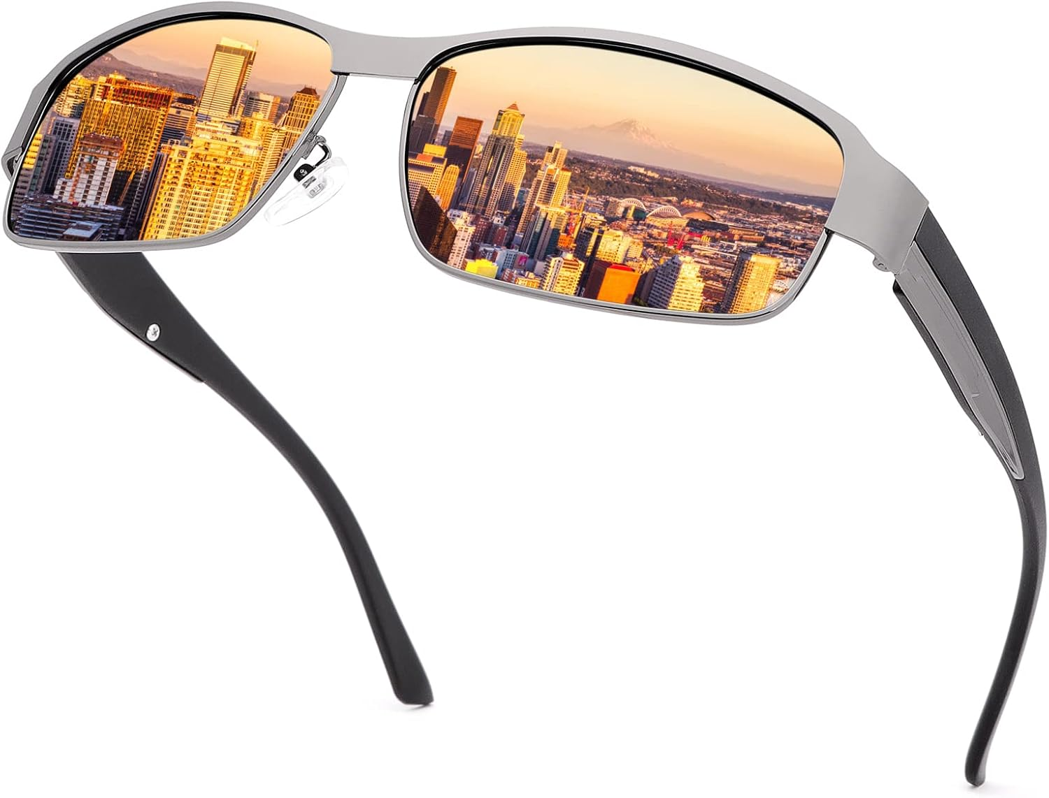 MIRYEA Polarized Sunglasses Mens UV400 Protection Lightweight Sun Glasses UV400 Protection, Sports, Fashion, Driving, Golf, Fishing, Outdoor