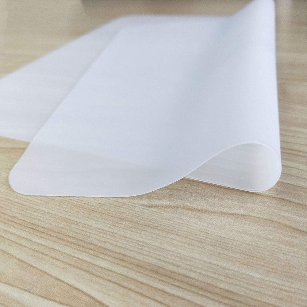Homedo Waterproof Silicone Placemats, Non-Stick Baking Mat, Non-Slip Dining Table Mat for Kids/Baby/Children, Heat Resistant Insulation Countertop Protector Pads (Clear, 40X30Cm-4Pack) image number 5