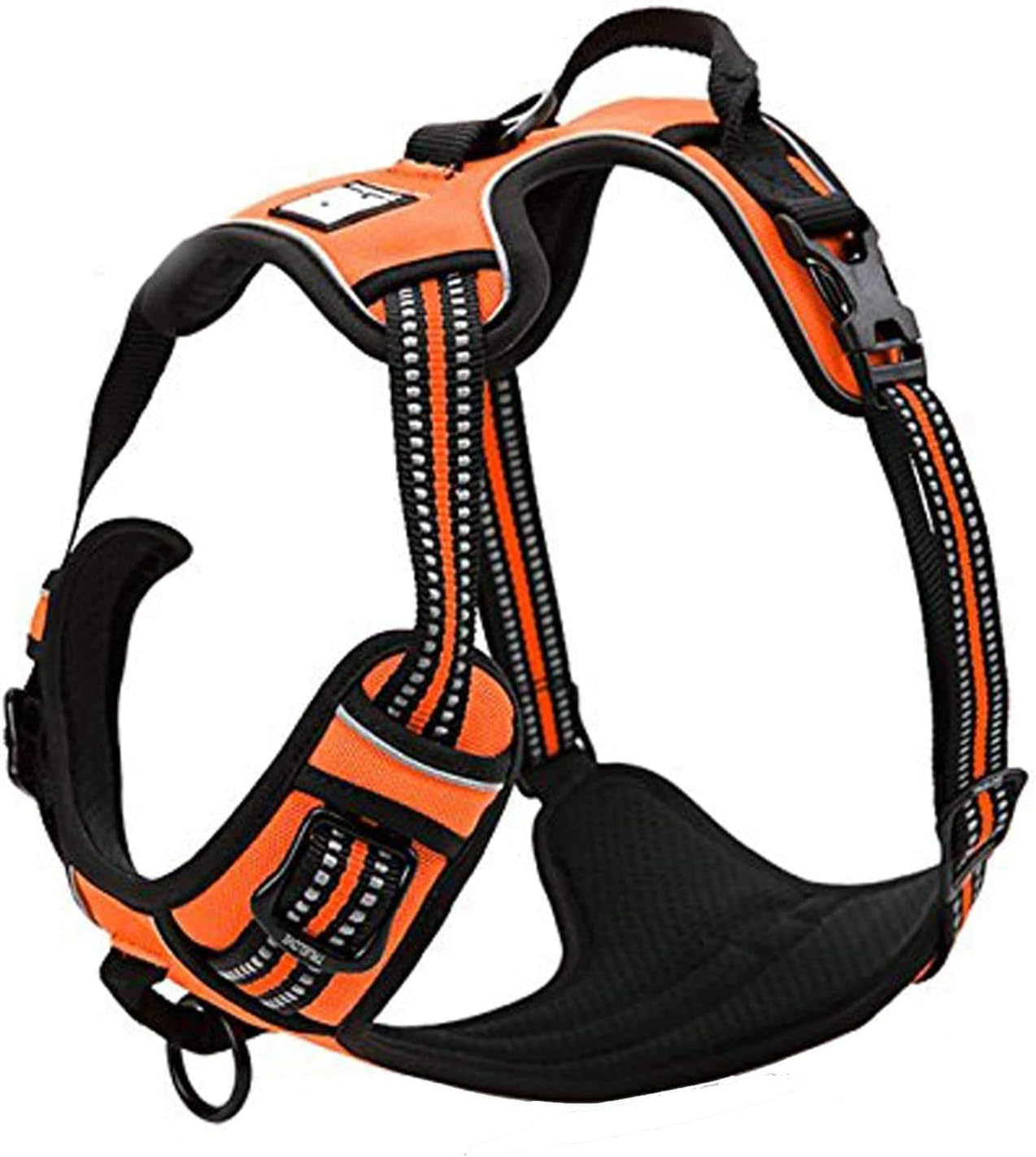 Truelove Dog Harness TLH5651 No-Pull Reflective Stitching Ensure Night Visibility, Outdoor Adventure Big Dog Harness Perfect Match Puppy Vest (S, Fushcia) image number 6