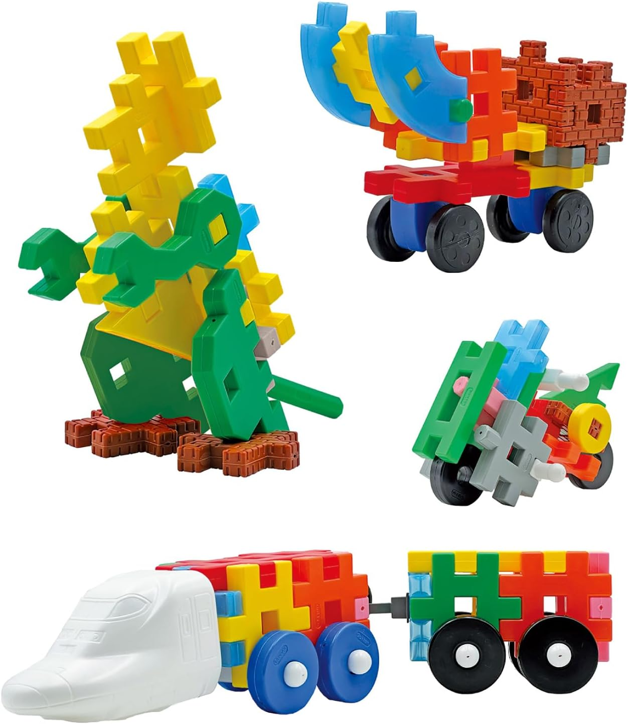 Gakken 83778 New Block All Stars DX (Ages 2 and Up), 35 Types, 160 Parts image number 3