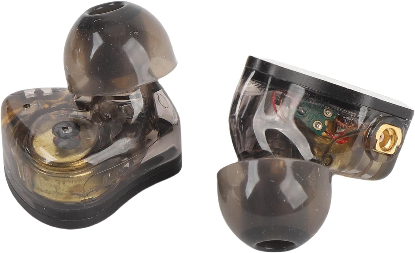 XUMIUZIY Hifi Wired IEM Earphones with Noise Isolation, 10Mm Bio Diaphragm, Detachable Silver Plated Cable, 3.5Mm Connector, 3 Sizes Ear Tips, Ergonomic Fit for Musicians, Gaming, Studio (Black) image number 2