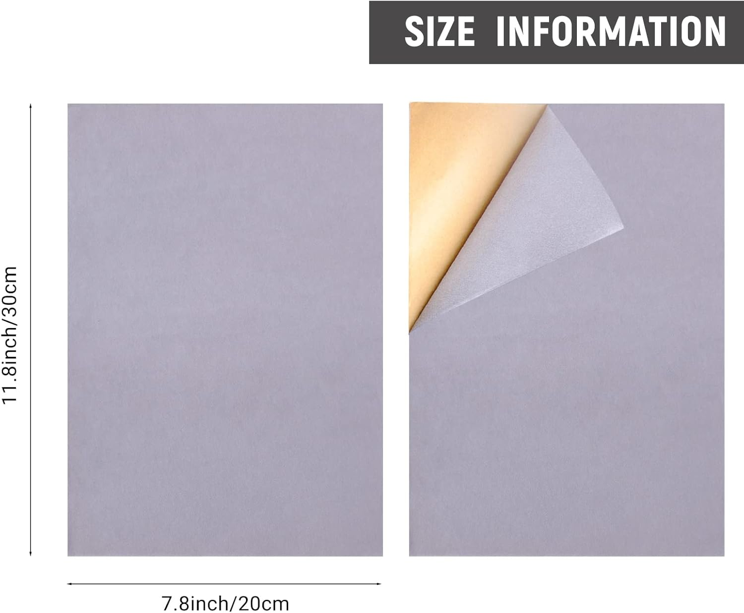 6 Pieces Stick-On Faux Suede Soles for Dance Shoes, Friction-Reducing to Easy Rotation and Sliding on Indoor Floors, Grey, 12 X 8 image number 1