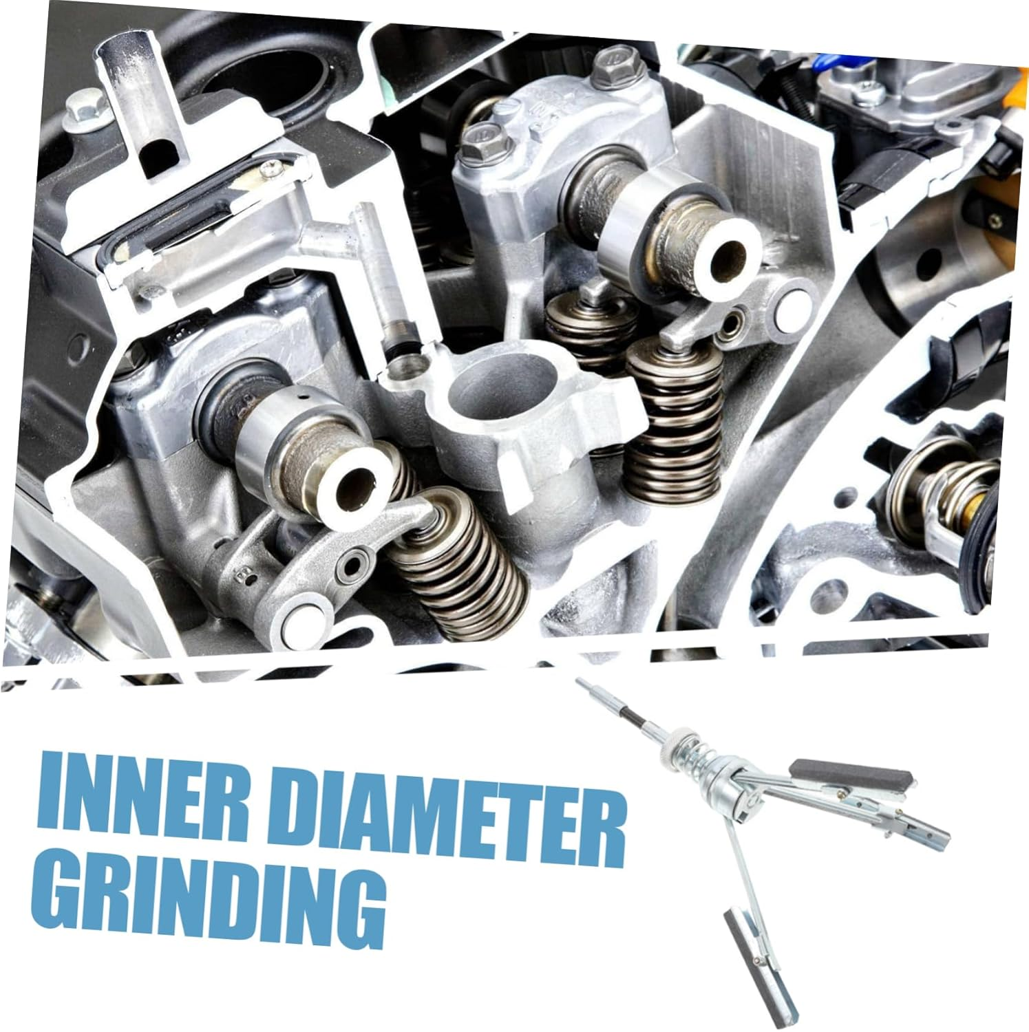 HOMSFOU Engine Cylinder Tool Adjustable Piston with Three-Jaw Design for Internal Grinding Versatile Honing Efficient Polishing and Easy image number 6