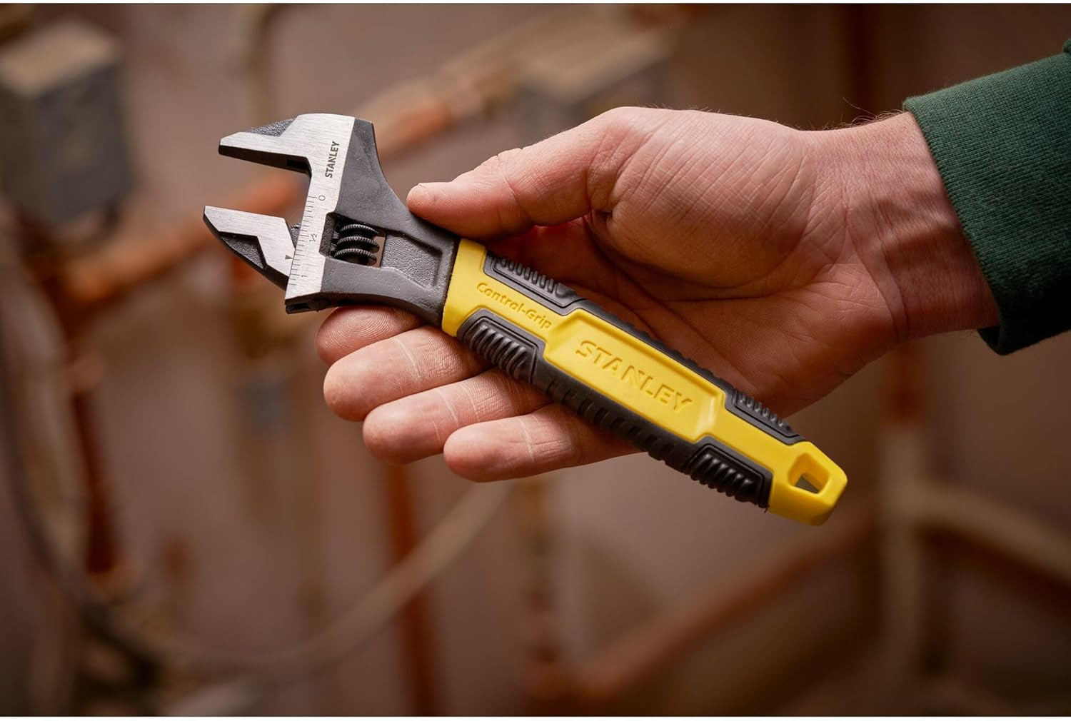 Stanley 0-90-949 Adjustable Wrench, Silver image number 6