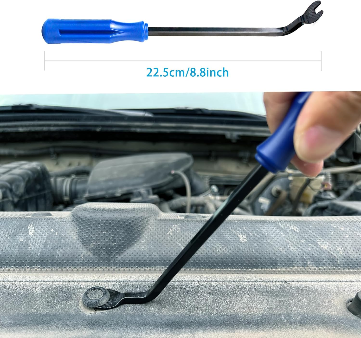 Yukihalu Car Trim Removal Tool Kit, No Scratch Pry Tool Kit, Auto Door Panel Removal Tool Set, for Fasteners/Car Clips/Rivets/Molding/Dashboards/Radio/Stereo System image number 3