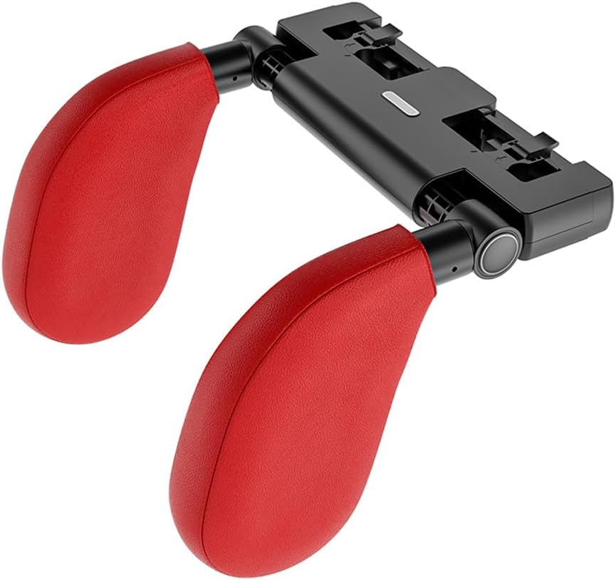 GUYOS Car Headrest Pillow Memory Foam Head Neck Support Pillow Height & Width Adjustable Sleeping Headrest with Hook for Kids and Adults