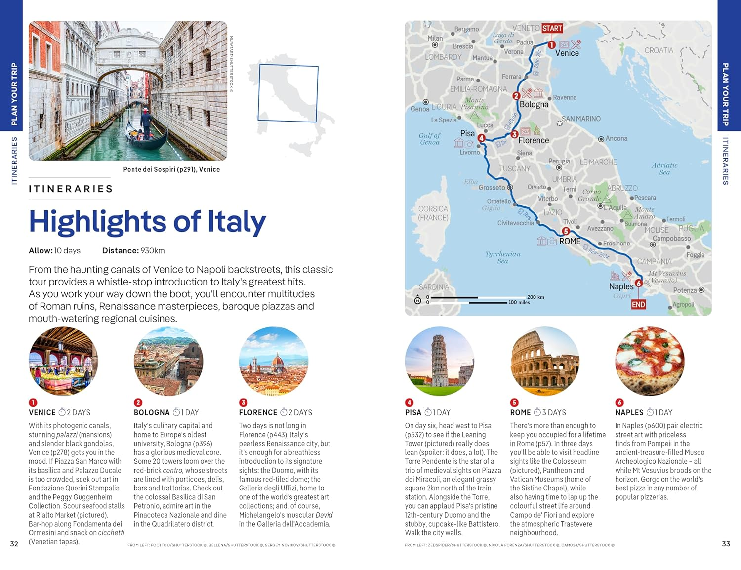 Lonely Planet Italy: Detailed Itineraries | Travel like a Local | Insider Tips | Covers Venice, Naples, Milan, Sicily, and More image number 3