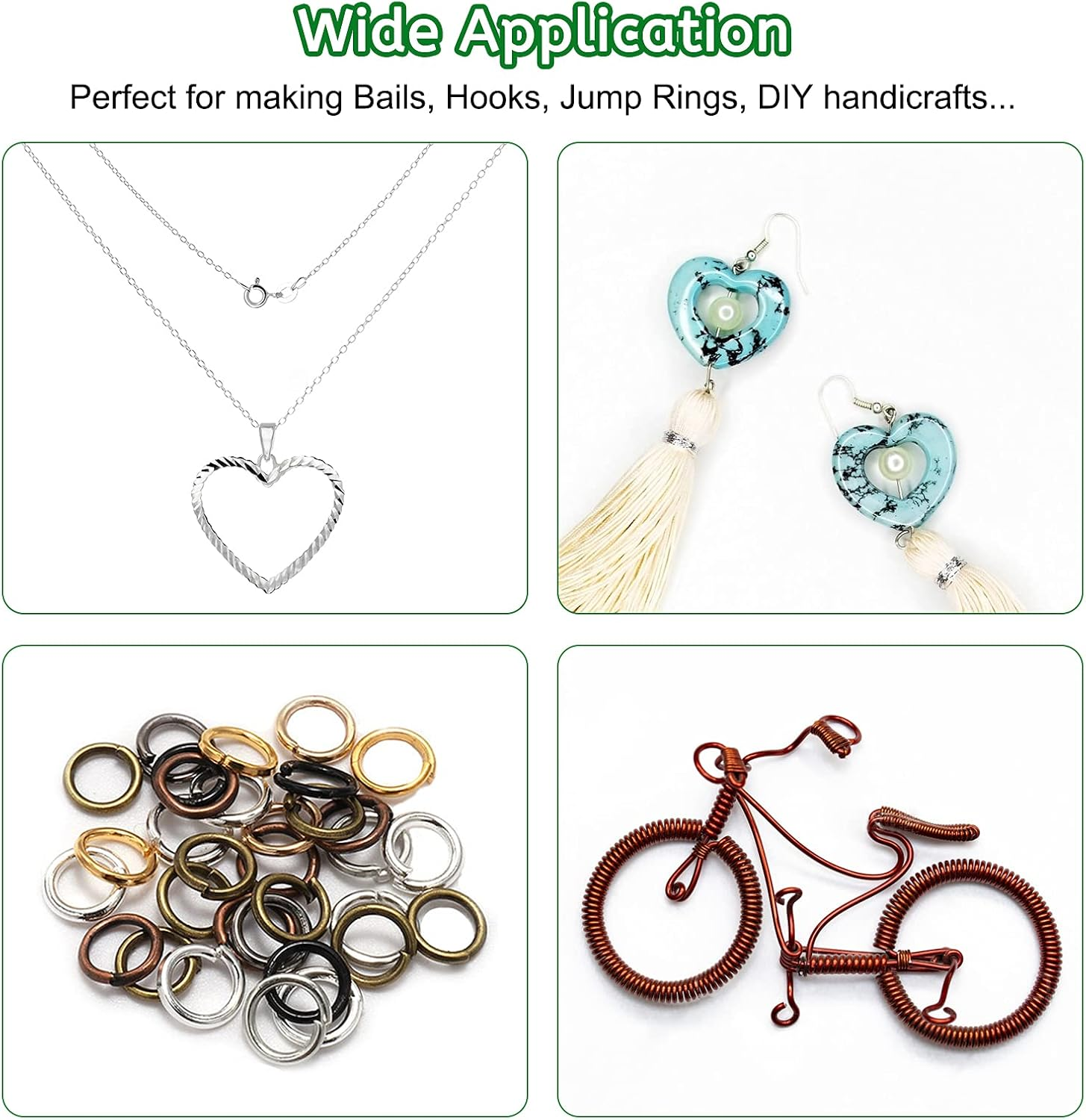 Coolrunner 6 in 1 Bail Making Pliers - 6 Step Wire Looping Tool with Anti-Slip Handle for Jewelry Making, Wire Bending, 3-10Mm Bails, Loops, Hooks, Jump Rings - Blue image number 7