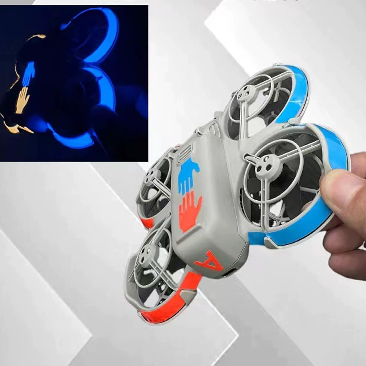 Laroal Drone Fluorescent Stickers Waterproof and Anti-Fouling Luminous Stickers for NEO Drone Accessories Color Change Film Kit image number 5