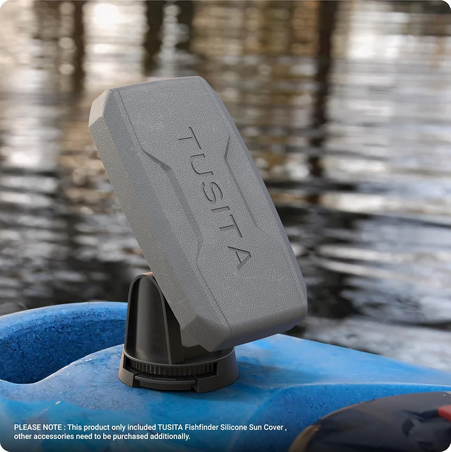 TUSITA Protective Cover with Screen Protectors for Garmin Striker plus 4 4Cv (NOT Support Striker 4 4Cv 4Dv), Fish Finder Accessories Replacement Silicone Case Skin image number 4