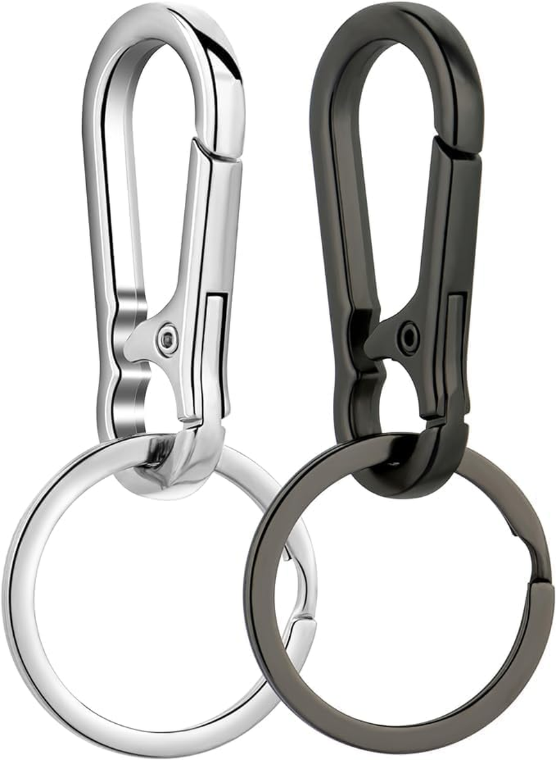 Oiltomn Metal Keychains Keyring Key Chain Ring Clip Holder Organizer for Home Car Keys Key Finder Women Men