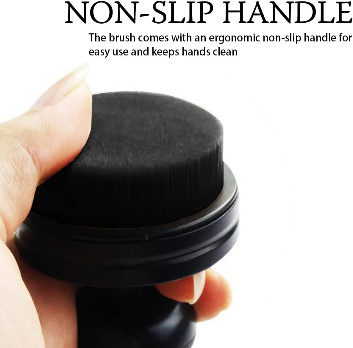 JNNJ Car Detailing Brush, Tyre Shine Applicator Brush, Car Interior Cleaning Brush, Car Dash Dust Brush, Professional Tyre Care Precision Tyre Brush image number 2