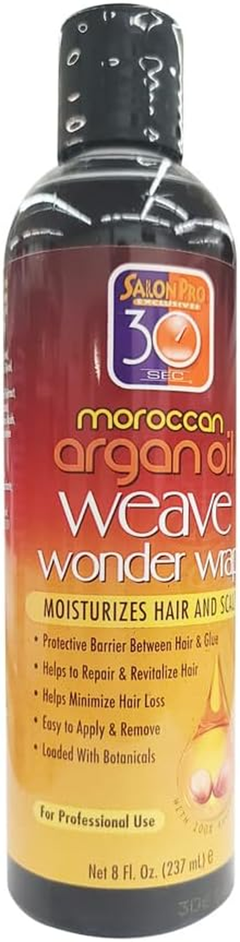 Salon Pro 30 Sec Moroccan Argan Oil Weave Wonder Wrap Dark image number 2