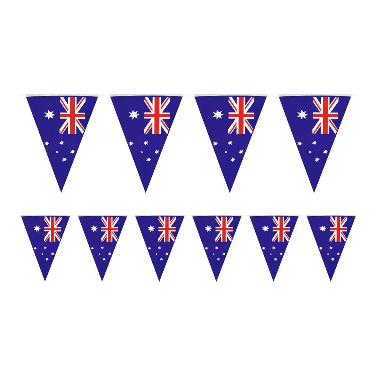 3.6M Australia Day Aussie Pride Bunting Mini Australian Flags Party Banner Hanging Decor Bunting Banner National Country Decoration image number 2