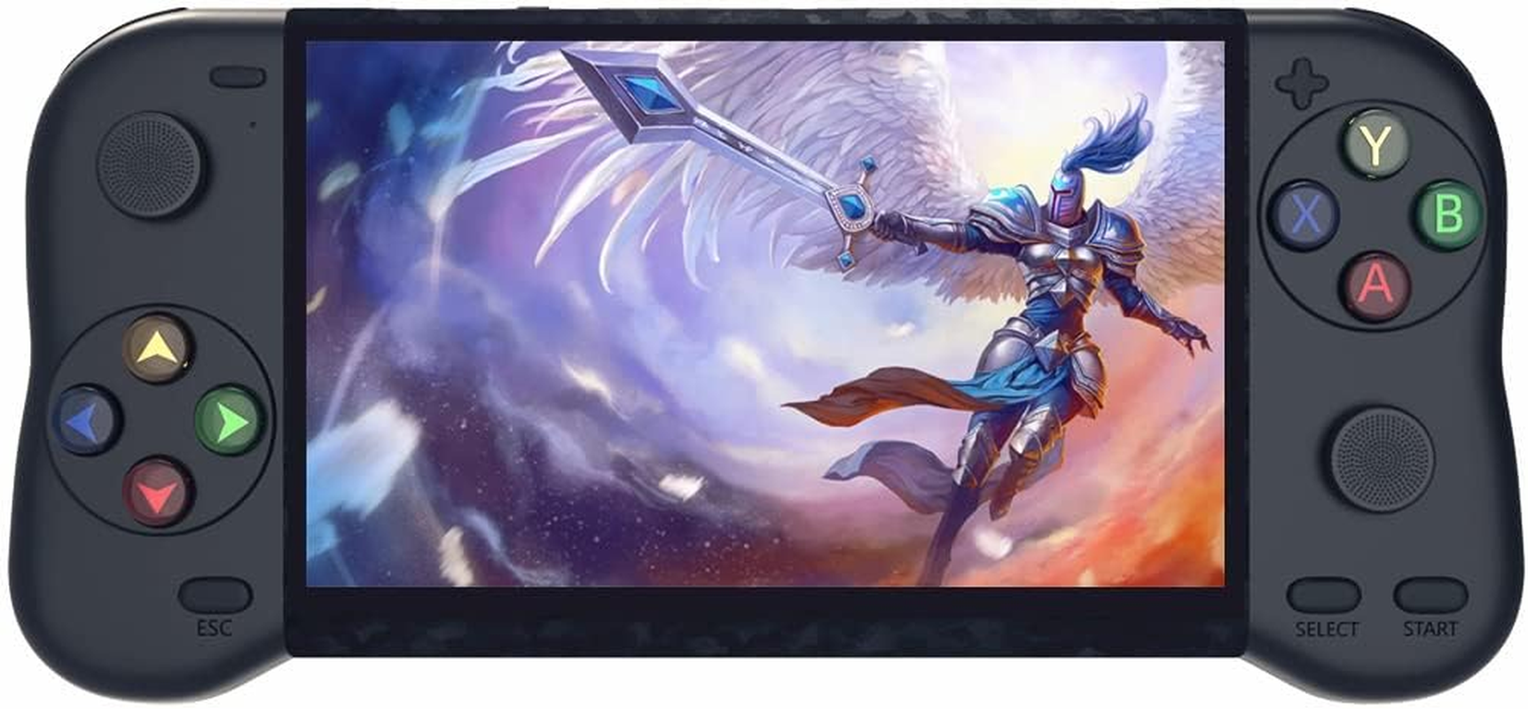 CZT 5.1 Inch Video Game Console Color Cool HD Handheld with 12000 Game Arcades/Cps/Md Multiple Simulators Video Music HDMI HD TV Output Nostalgic Gifts (Black) image number 1