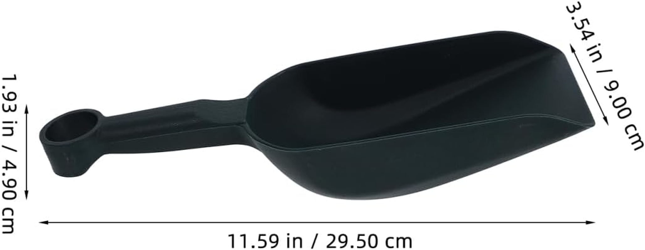 2Pcs Plastic Shovels for Garden Planting and Transplanting - Lightweight Ergonomic Garden Tools for Easy Digging and Flower Bed Organization image number 4